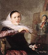 LEYSTER, Judith Self-Portrait gu68 oil painting artist